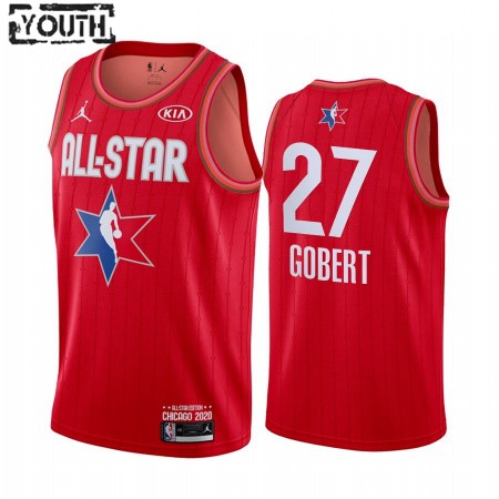 Maglia NBA Utah Jazz Rudy Gobert 27 2020 All-Star Jordan Brand Rosso Swingman - Bambino